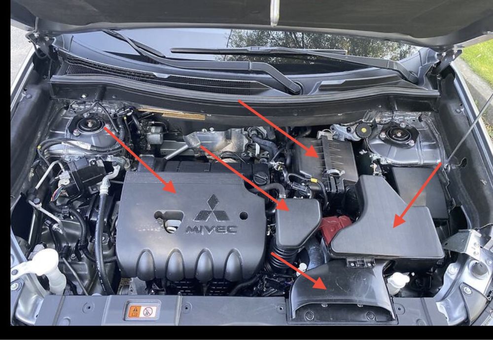 Воздухозабірник Корпус фільтра Оутлендер 3 Mitsubishi Outlander 3 PHEV