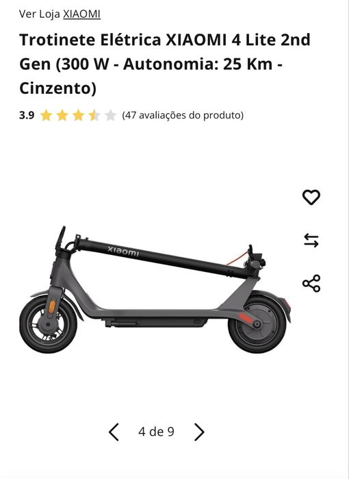 Trotinete Xiaomi bem conservado