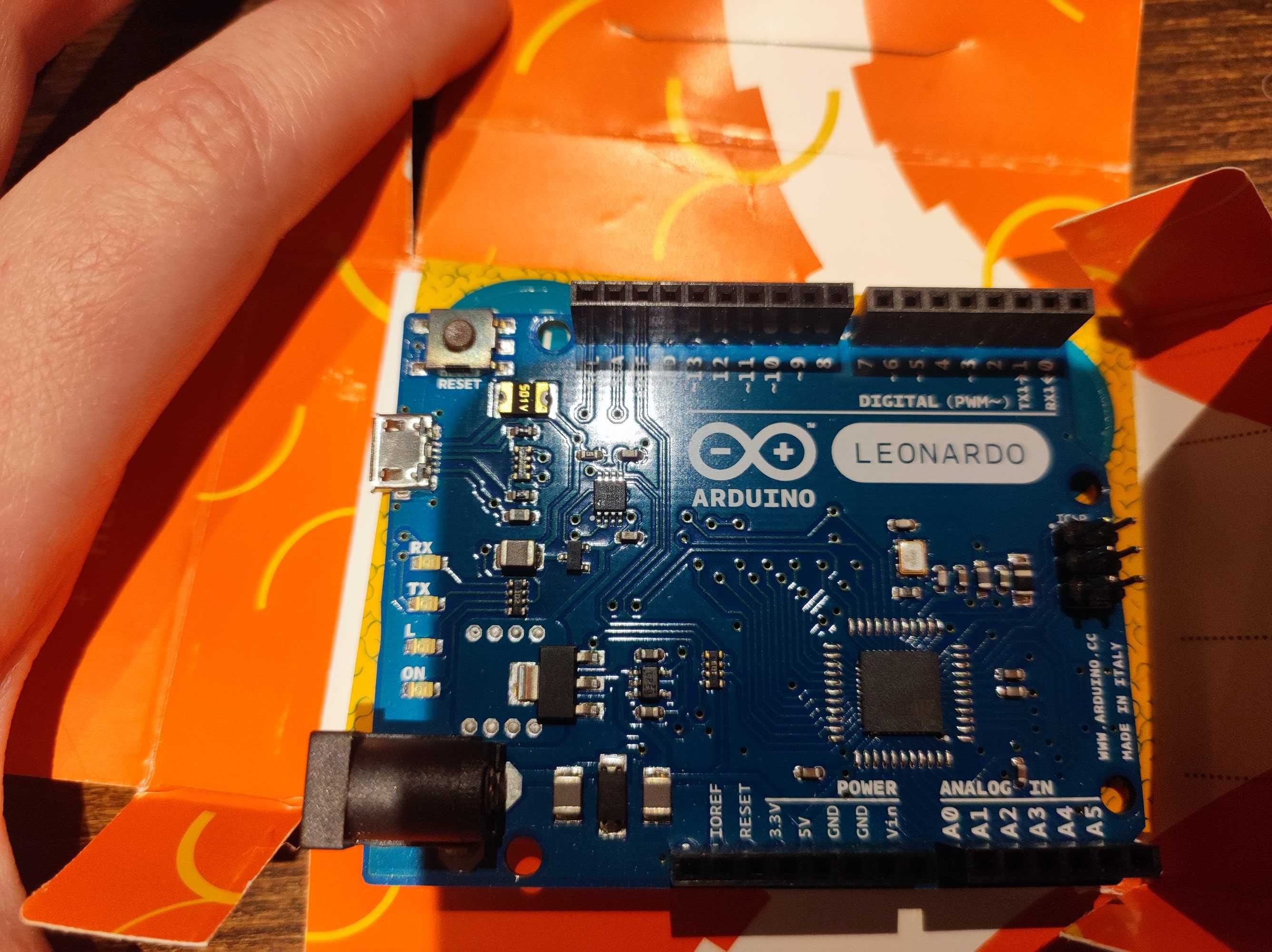 Контролер Arduino Leonardo Original | Ардуіно Леонардо оригінал
