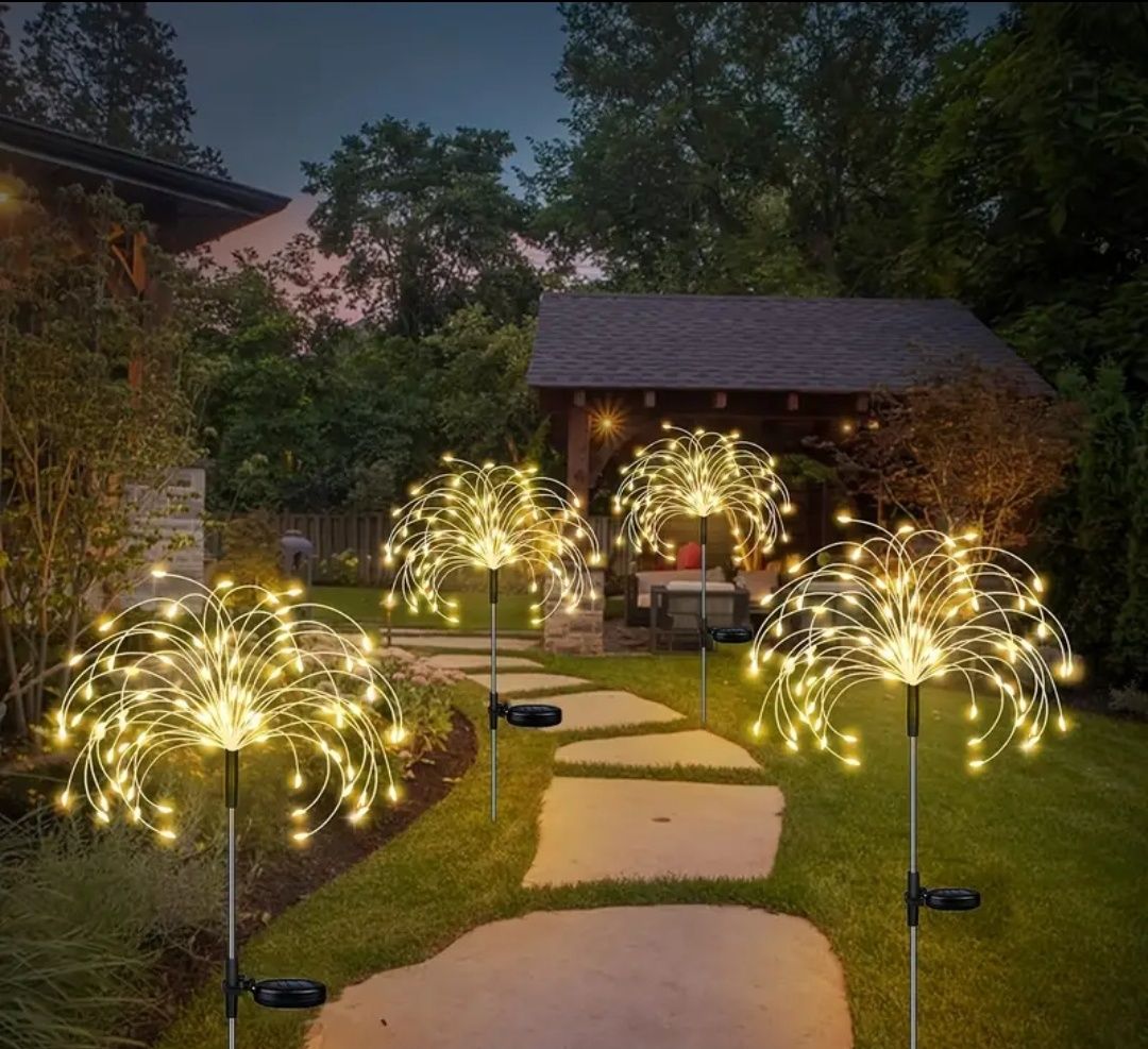 Lampa solarna LED-kolor biały ciepły!