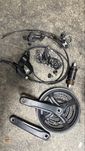 Zestaw czesci uzywanych shimano tourney podstawowe