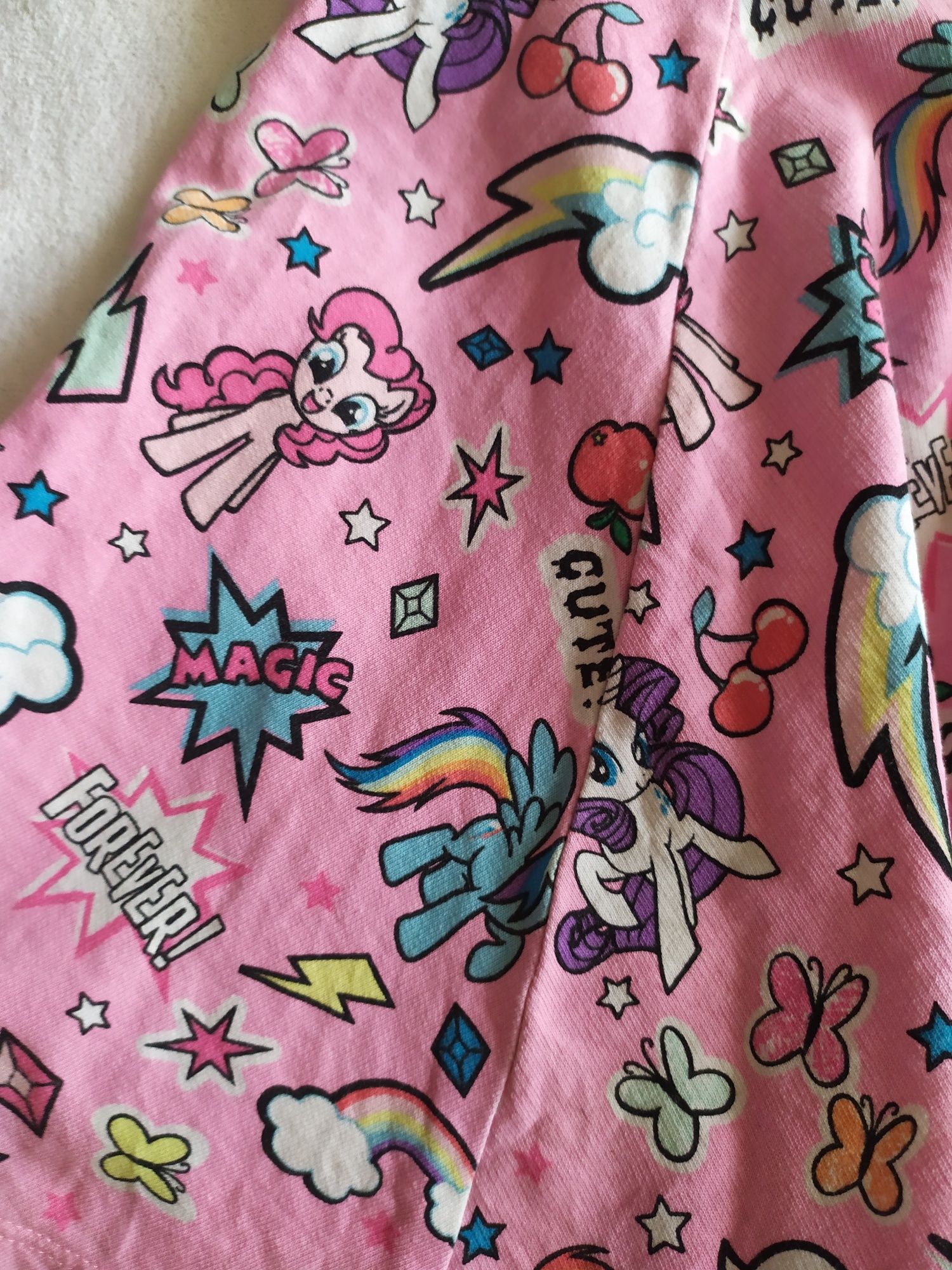 Spódniczka kucyki my little pony 122 dziewczęca h&m