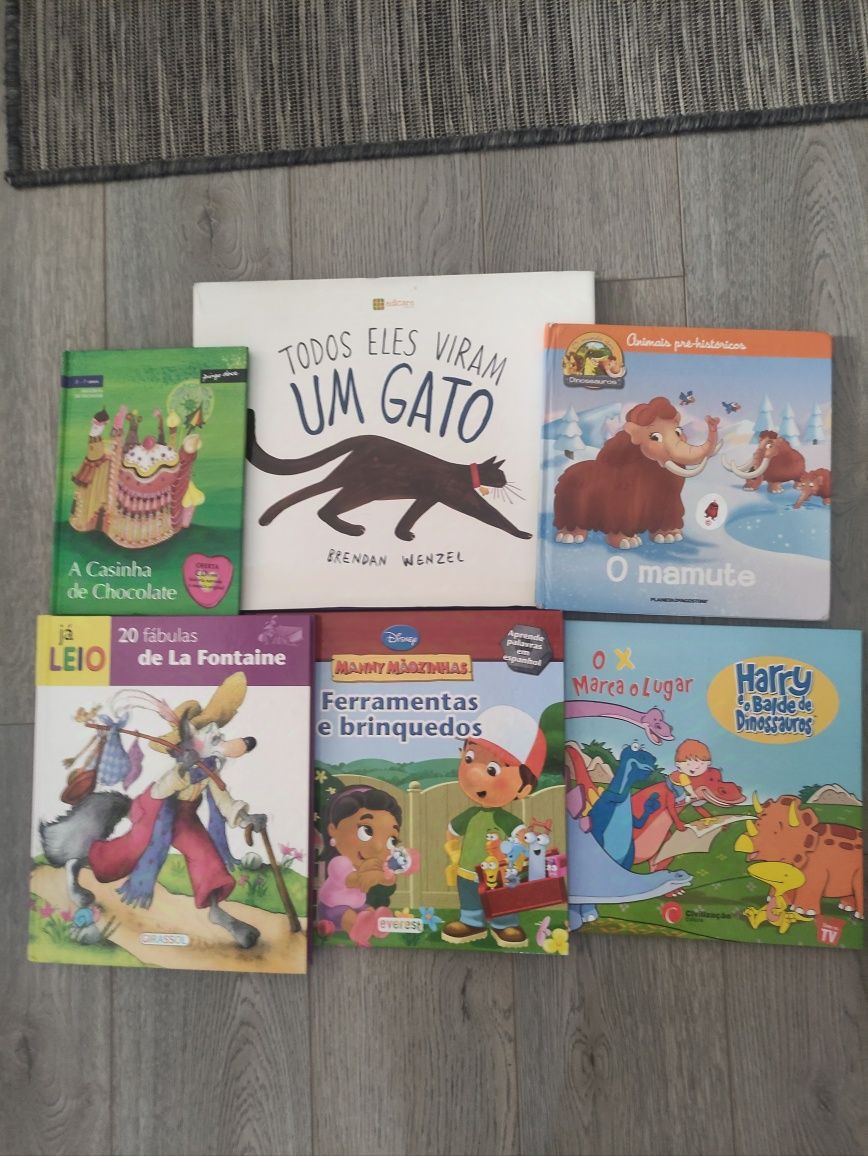 Conjunto de livros para crianças- compra em grupo ou individual