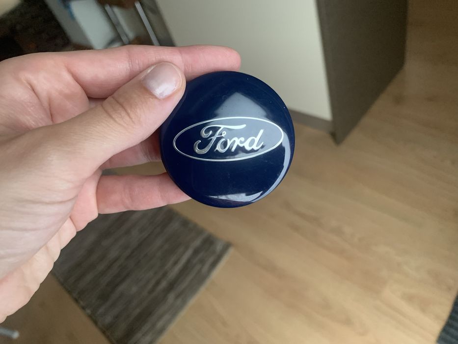 Pack Tampão do Cubo da Roda azul, com logótipo Ford