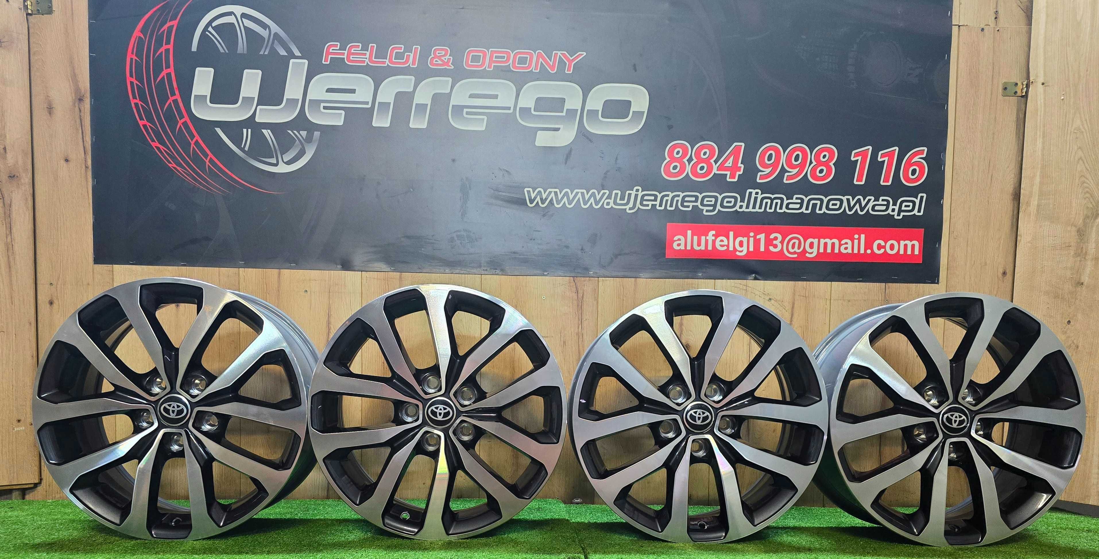 NOWE ALUFELGI TOYOTA 17x5x114,3 -Auris,Corolla, Ch-r,Prius+,Rav4,Yaris