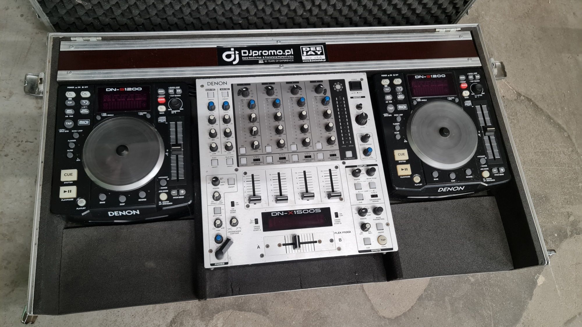 Konsola Denon DN x1500s+2x Denon S1200 + Case Pioneer Dj zamiana