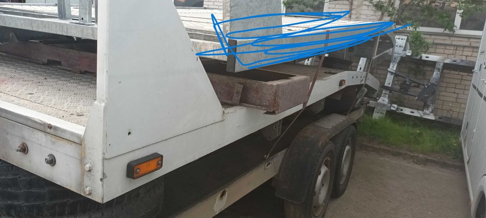 Najazd stalowo-aluminiowy do lawety