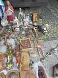 Dewocjonalia figura krzyż kropielnica Maryjna Jezus