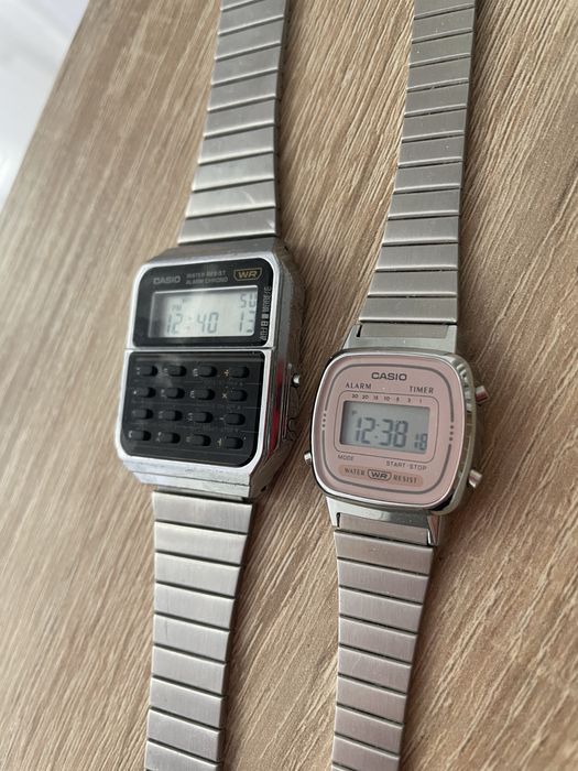 Dwa zegarki Casio w zestawie