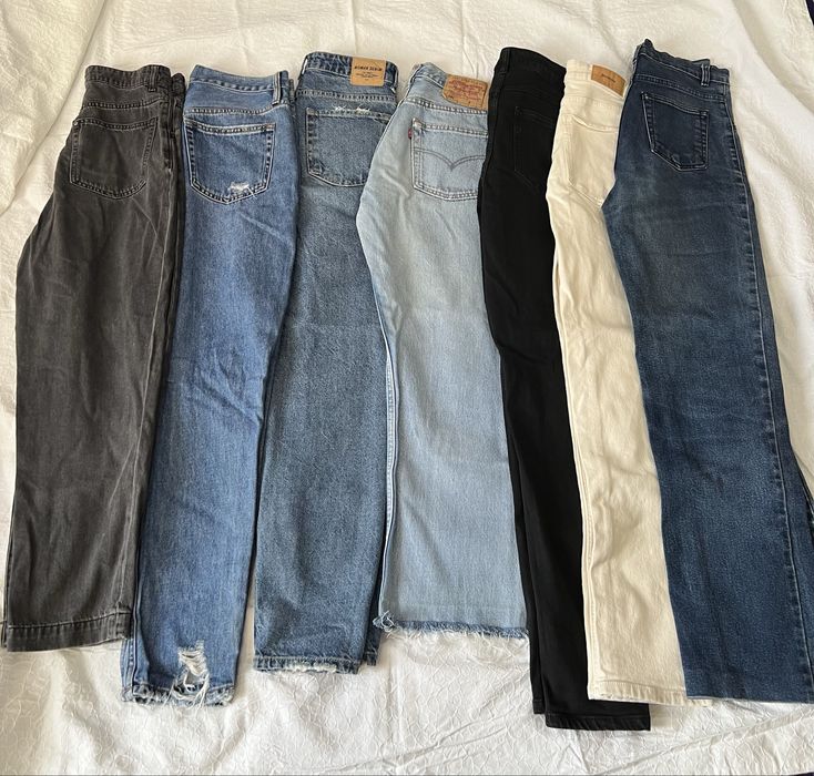 Джинсы женские, мом