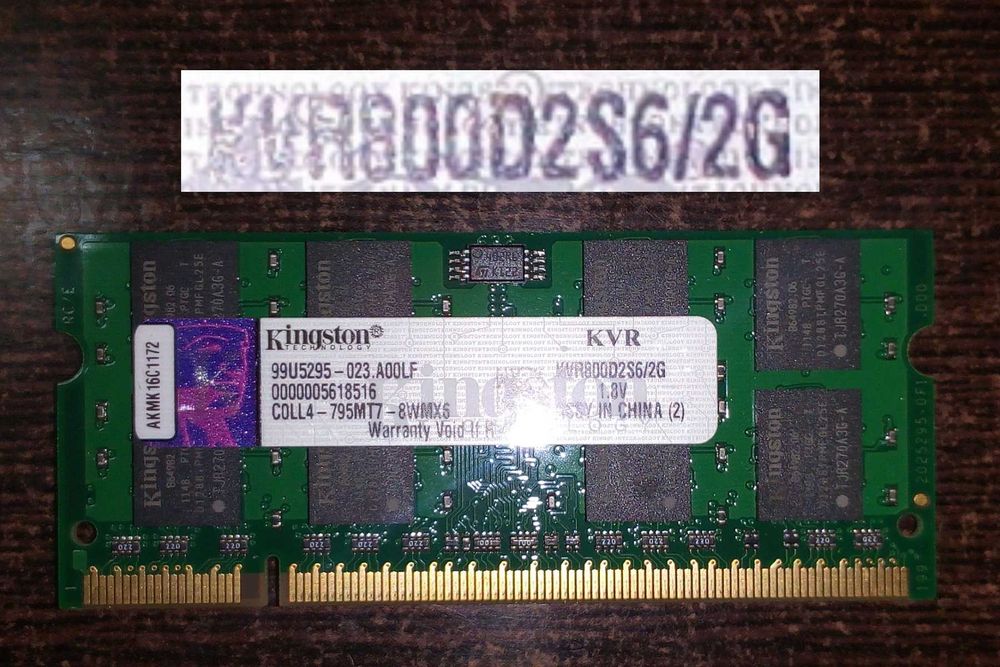 Memória RAM SoDimm DDR3 DDR3L 2Gb