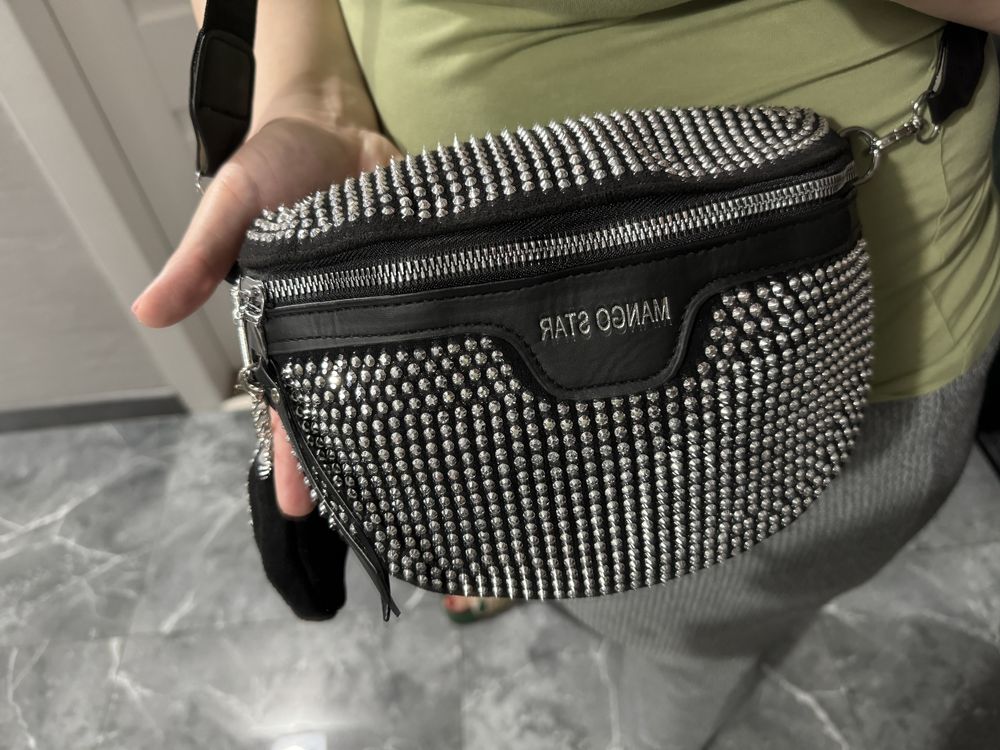 Torebka crossbody dżety bling bling