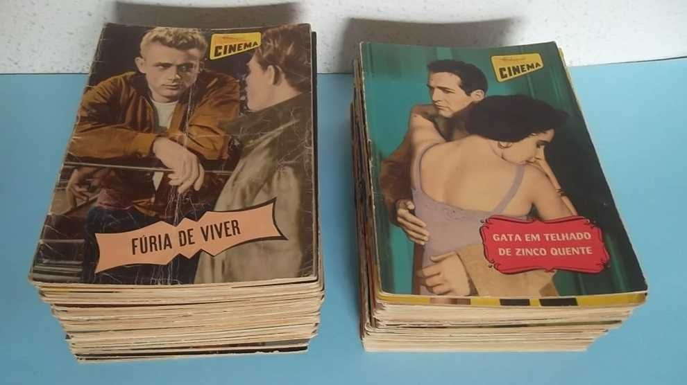 Lote de 64 revistas da colecção «Cinema» (1956)