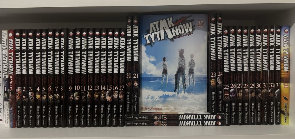Manga Atak tytanów komplet