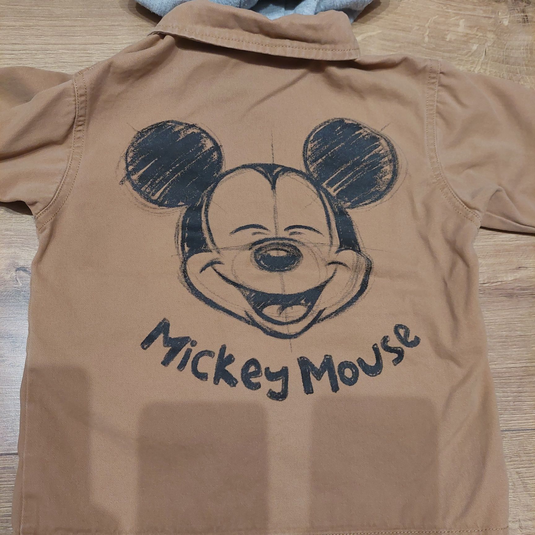 Bluza koszula z kapturem Myszka Miki