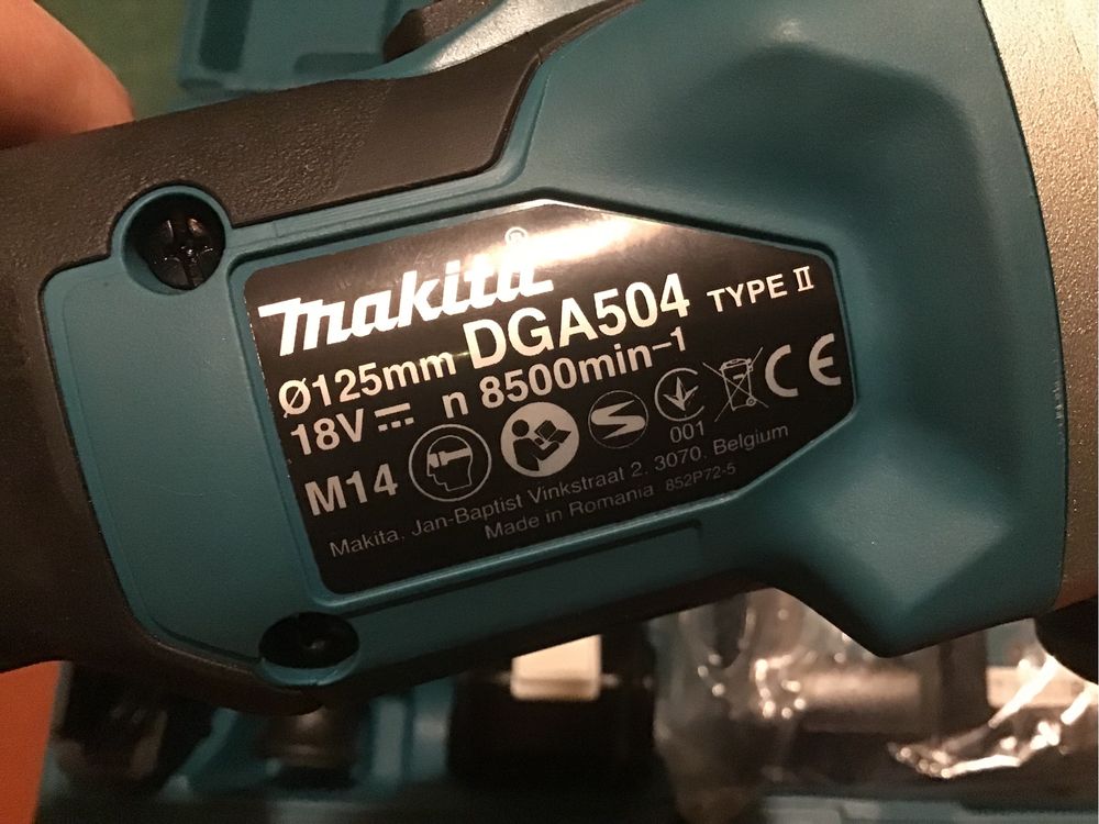 Акумуляторна болгарка MAKITA DGA504RFE (оригіна 100%)