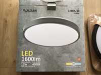 Czarny plafon libra30 led