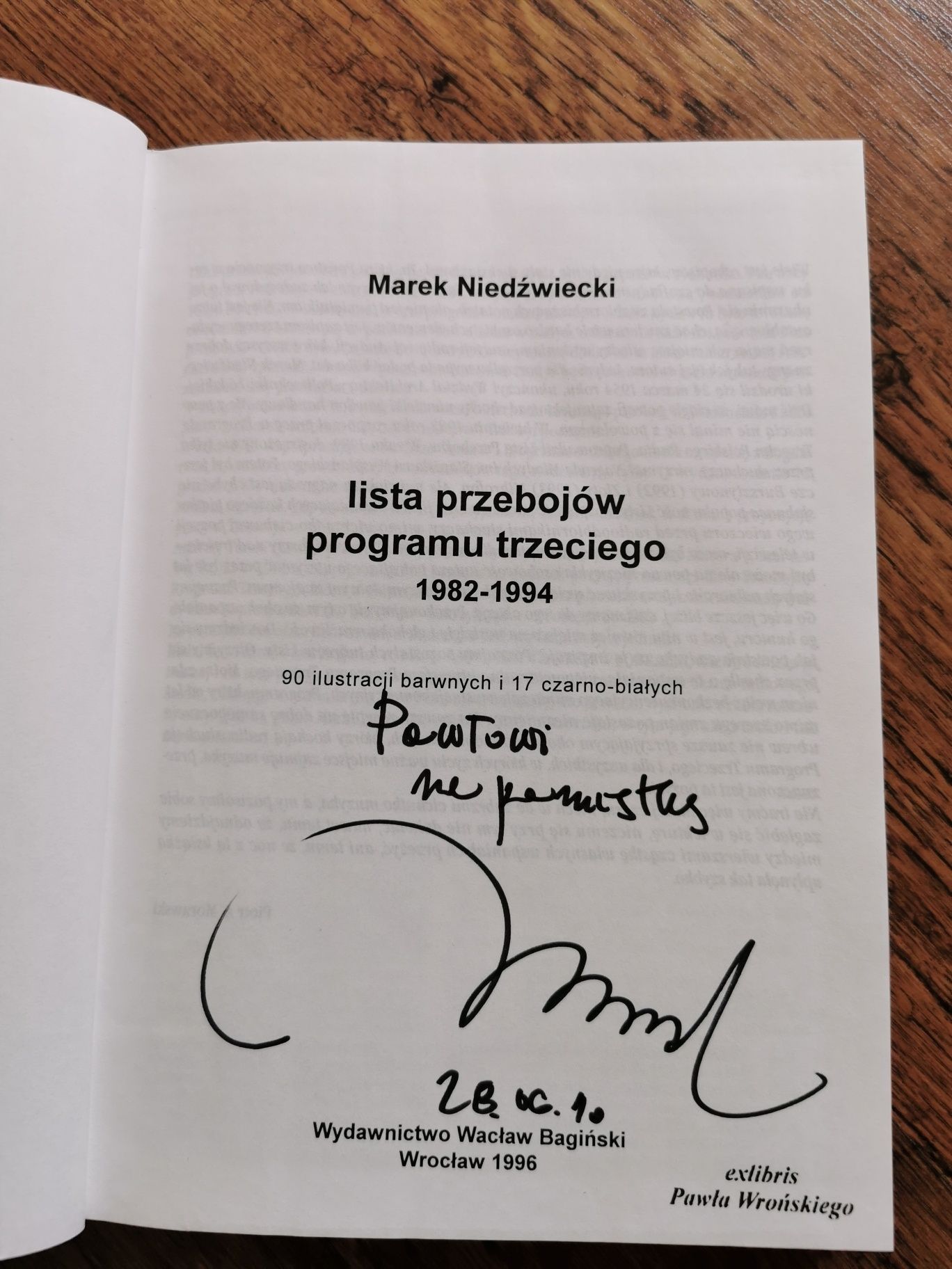 Książka lista przebojów programu trzeciego Marek Niedźwiecki NOWA