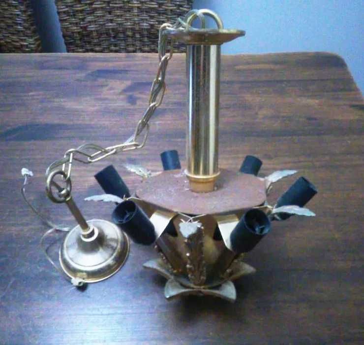 Candeeiro Vidro Fosco