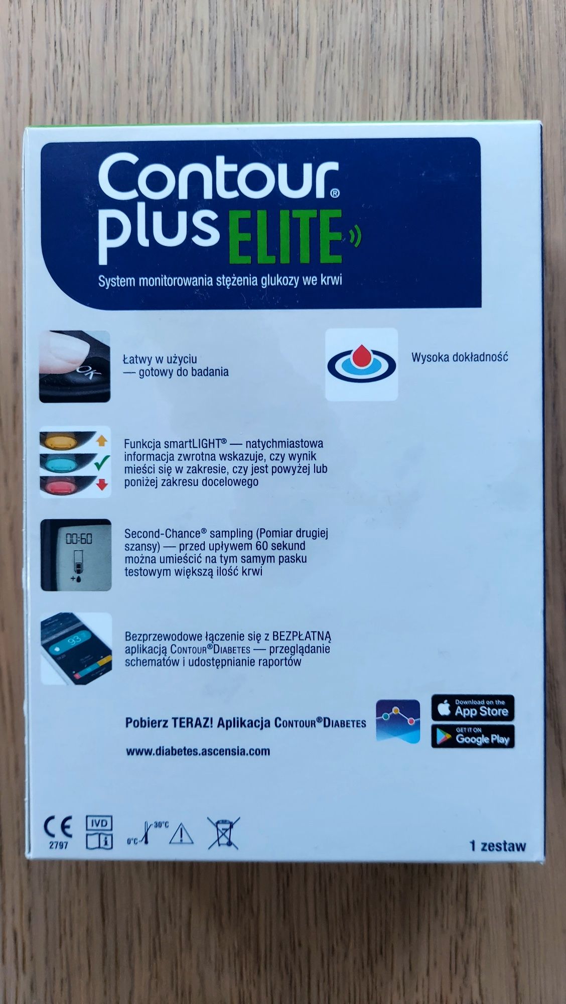 Glukometr Contour Plus Elite odczyt pomiaru w jednostkach mg/dl

Gla