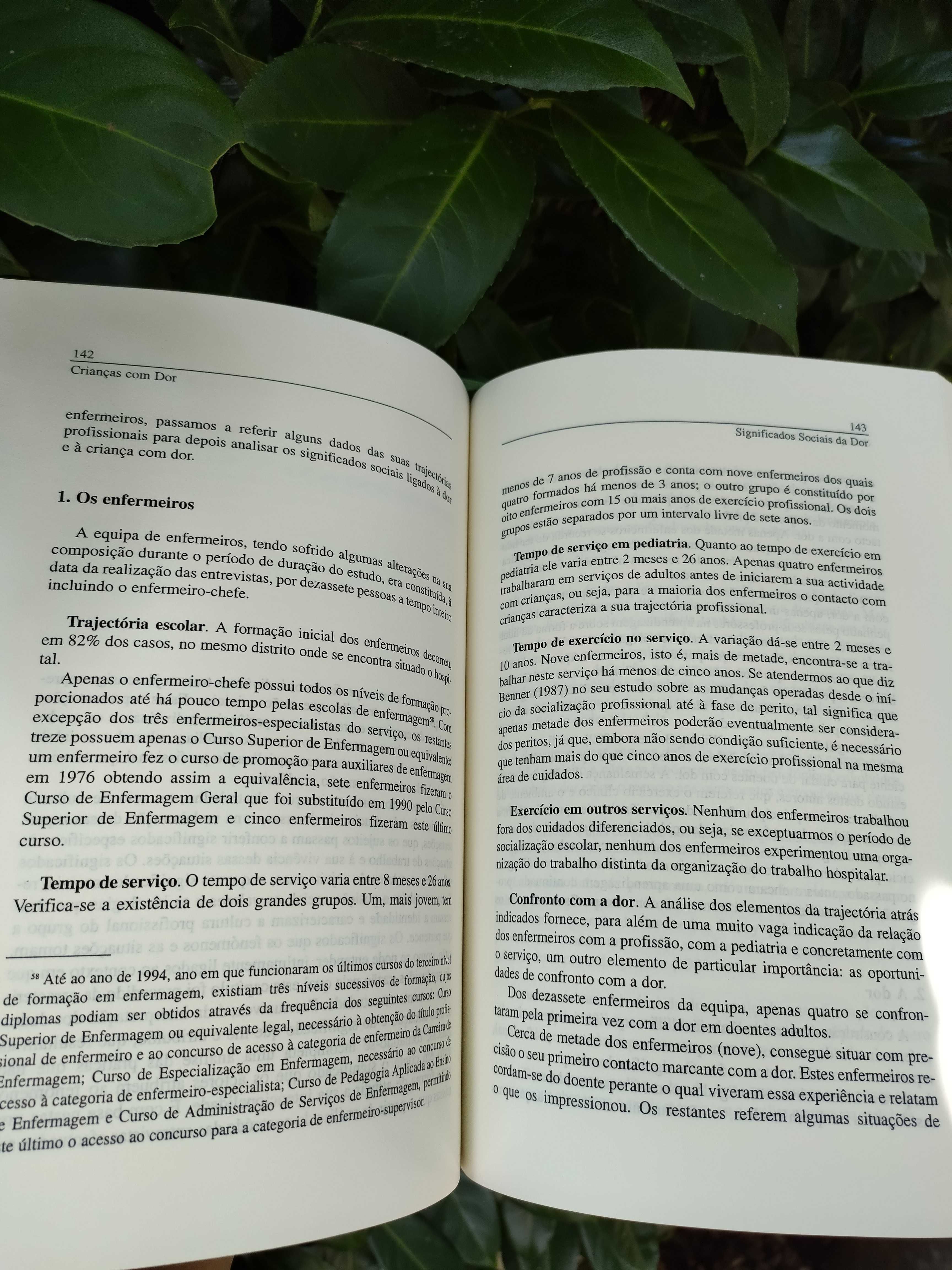 Crianças com dor: O quotidiano do trabalho de dor no hospital