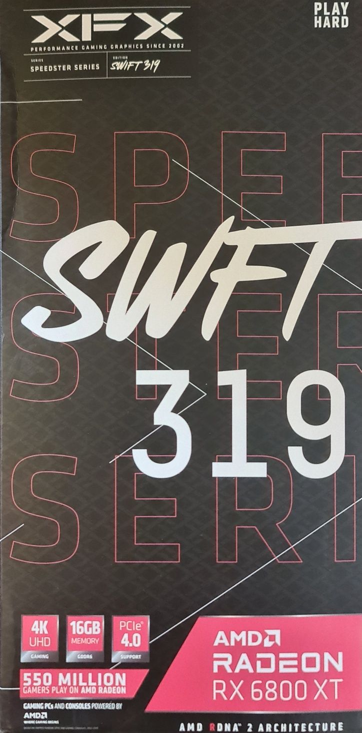 Placa gráfica XFX SWFT 319 AMD Radeon RX 6800 16GB GDDR6