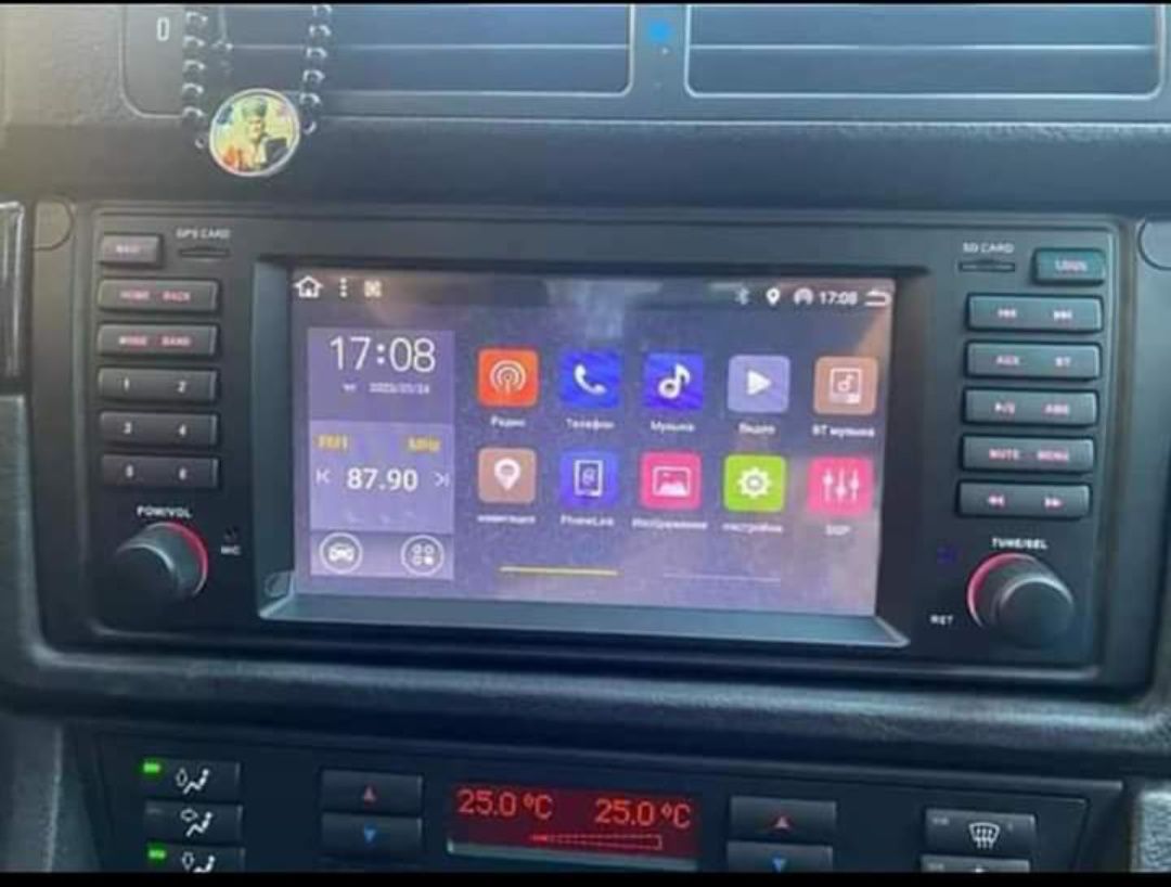 Rádio Android 13 com GPS BMW E39/X5 (Artigo Novo)