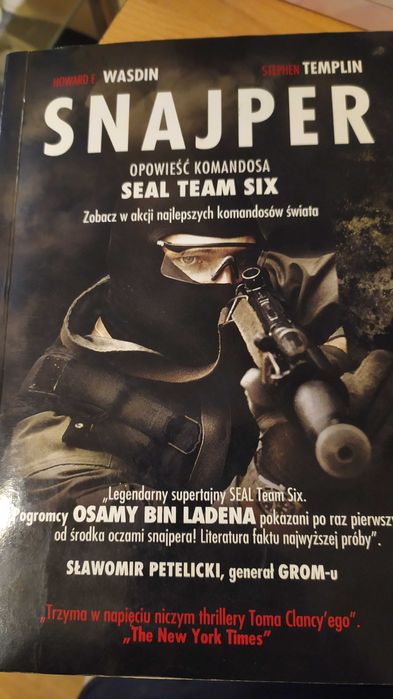 SNAJPER Opowieść komandosa Seal Team Six.