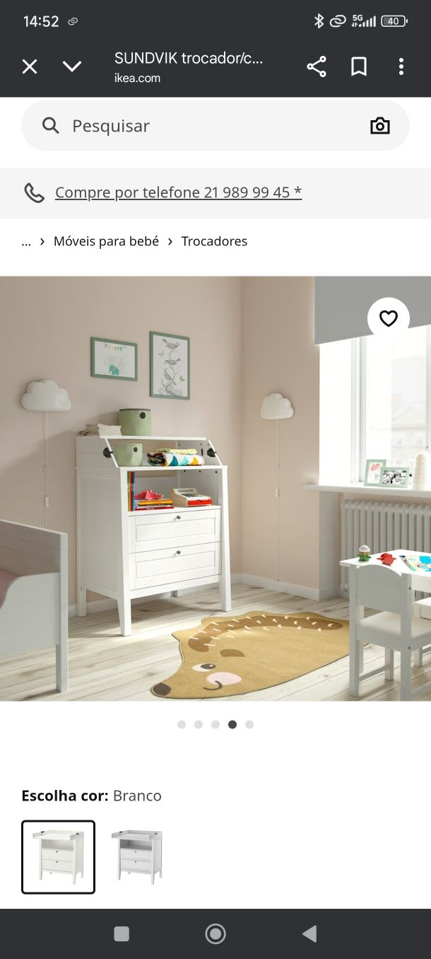 Muda fraldas Ikea