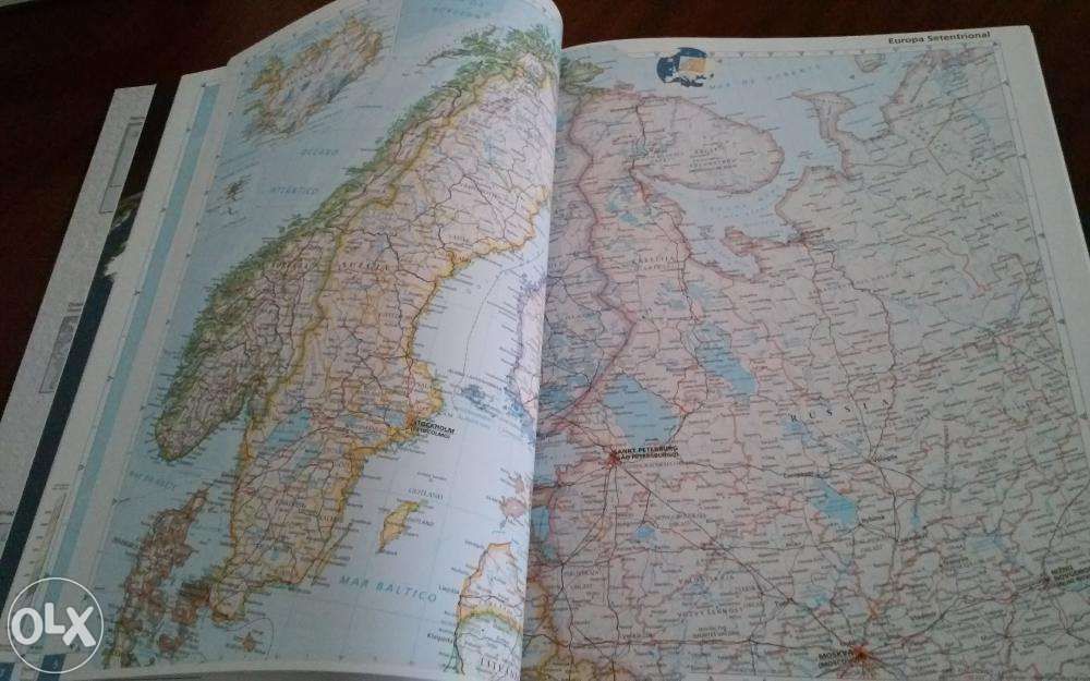 Livro Atlas National Geographic Europa I