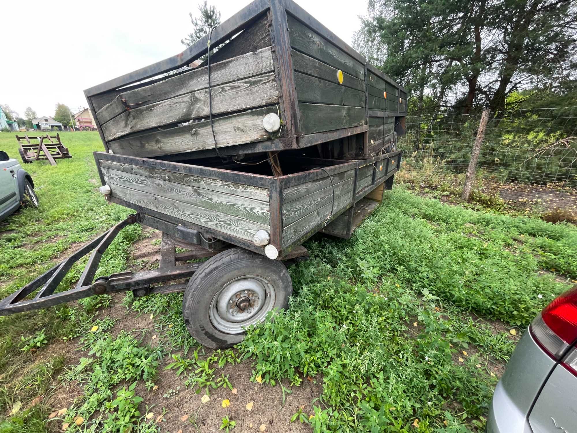 Przyczepa dwu osiowa / przyczepki jedno osiowe.