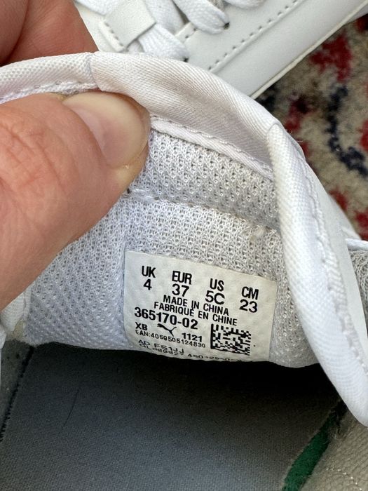 Кросівки кеди білі puma оригінал класика 23,5  см 35 36 розмір