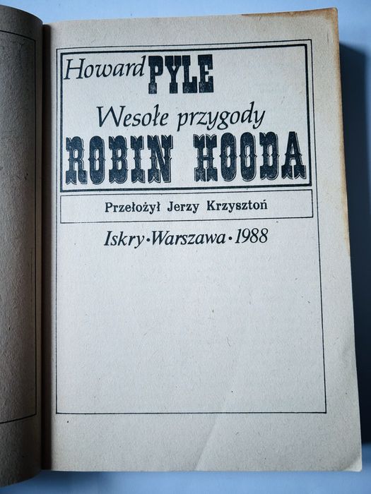Wesołe przygody Robin Hooda Howard Pyle