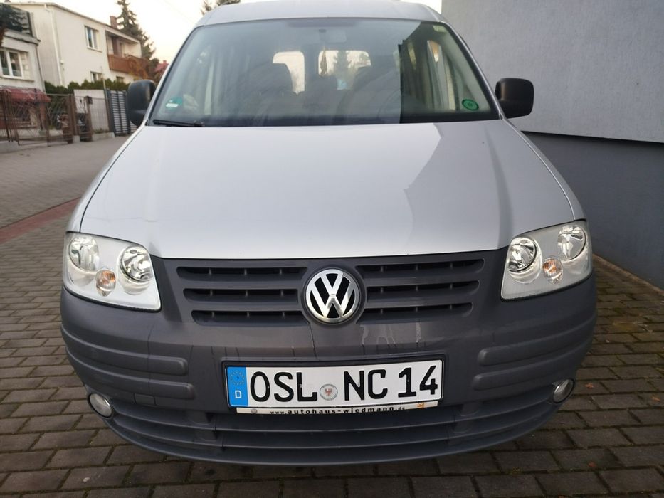 Volkswagen Caddy 2010r 5 osobowy benzyna 8V IMPORT Z NIEMIEC STAN BDB