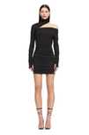 -70% Mugler H&M Marszczona Sukienka na Jedno Ramię r.L