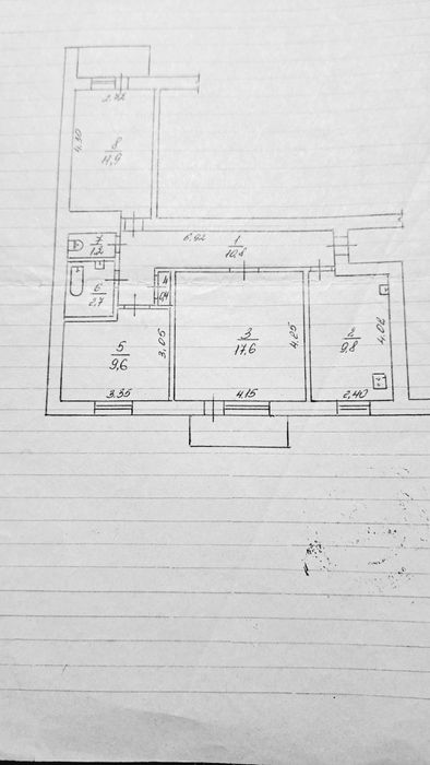 Продаж 3 кім.кв на Митниці