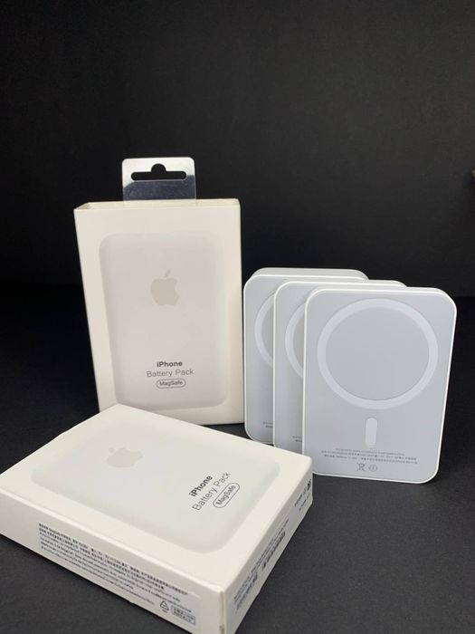 Повербанк MagSafe Battery Pack 5000 mAh 18.5 W, білий