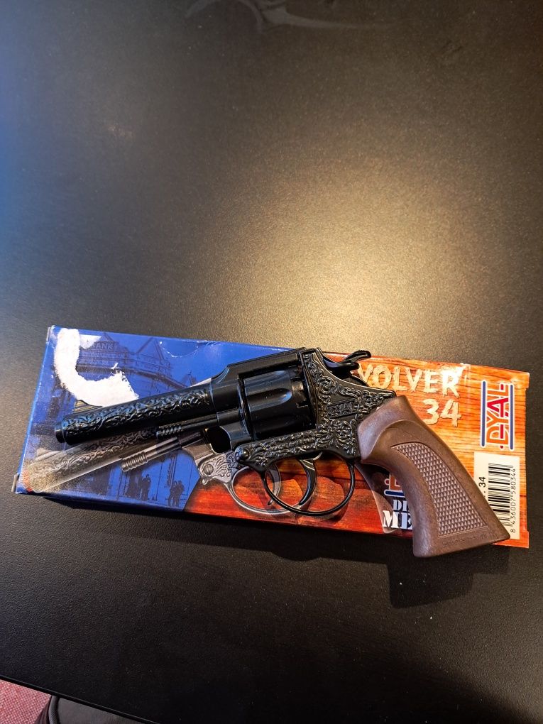 Revolver de brincar+Fulminantes de 8 de brincar