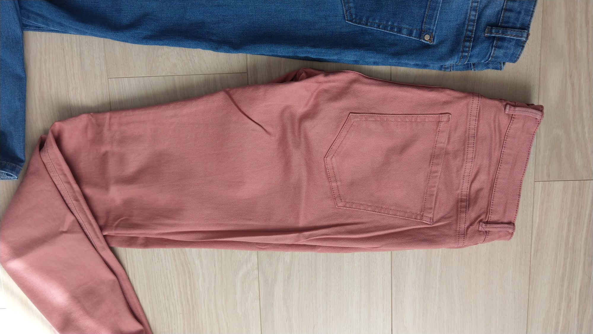 2 x dżinsy jeansy skinny, rozm 38, stan bdb+