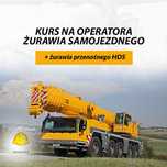 Kurs UDT koparki ładowarki wózek widłowy HDS podesty suwnice ADR walce