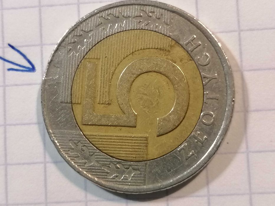 Moneta destrukt 5 zł