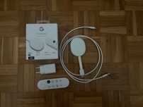 Google Chromecast 4K Android TV oryginalny zestaw