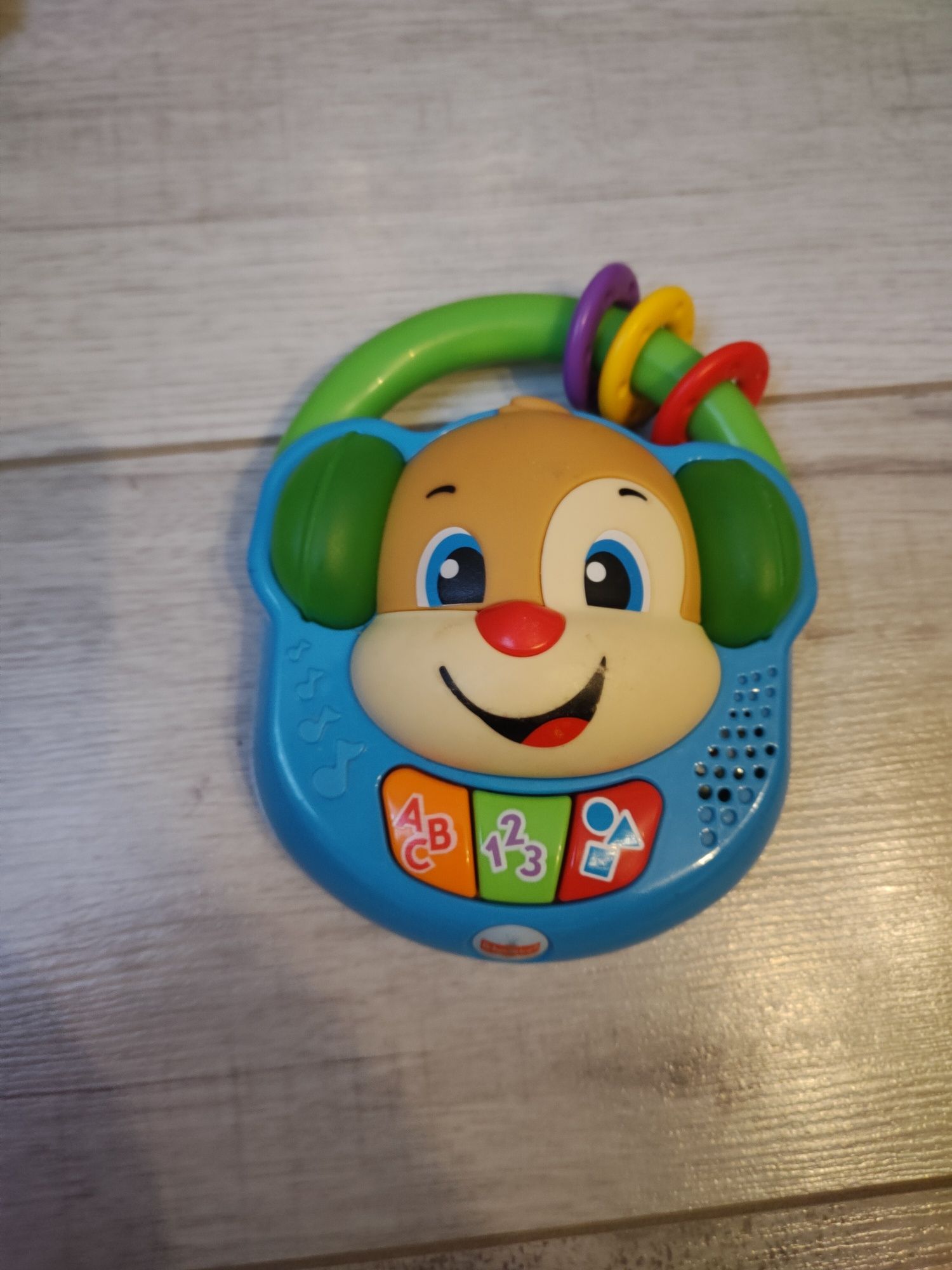 Fisher Price muzyczny odtwarzacz i wesoły padzik malucha