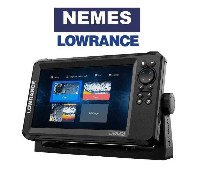 Echosonda Lowrance EAGLE 9" z przetwornikiem TRIPLESHOT HD nowość RATY