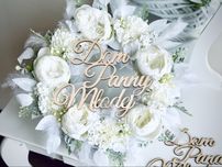 Wianek glamour Dom Panny Młodej/ Pana Młodego  Ślub wesele dekoracja