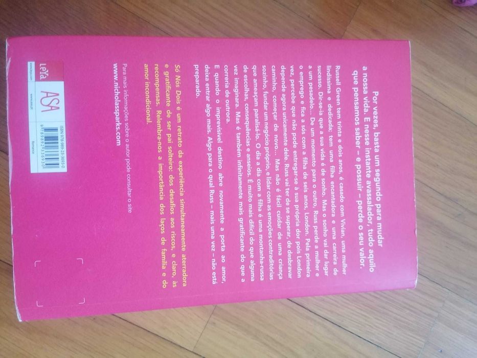 Livro Só Nós Dois de Nicholas Sparks