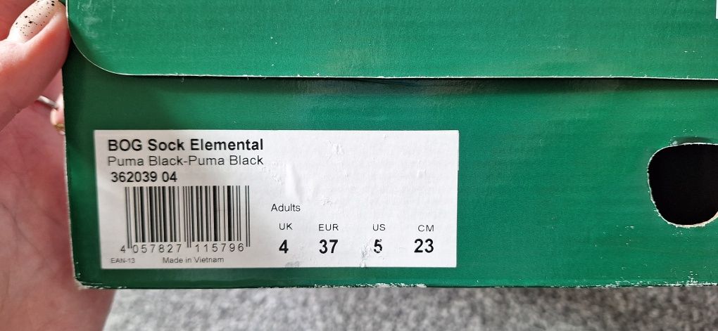 Adidasy Puma BOG Sock Elemental rozmiar 37