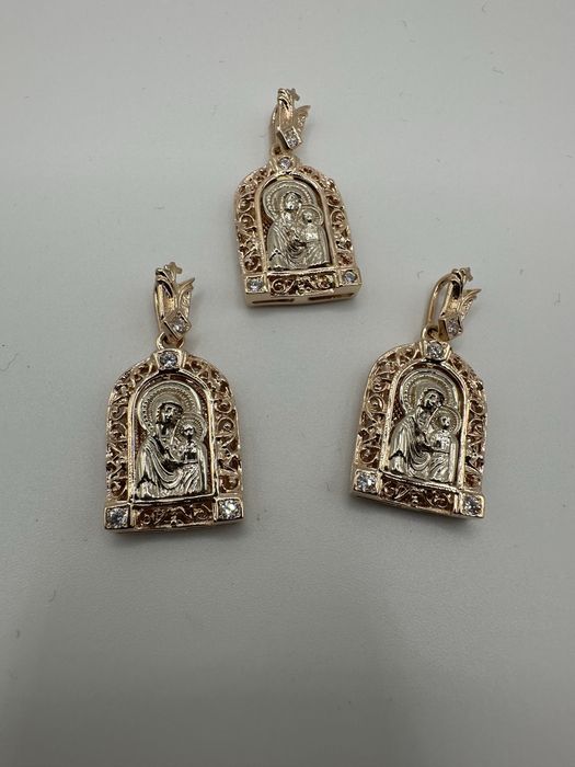 Ладанка, 5.8г ( Матір Божа з Дитям)- золото 585 проба