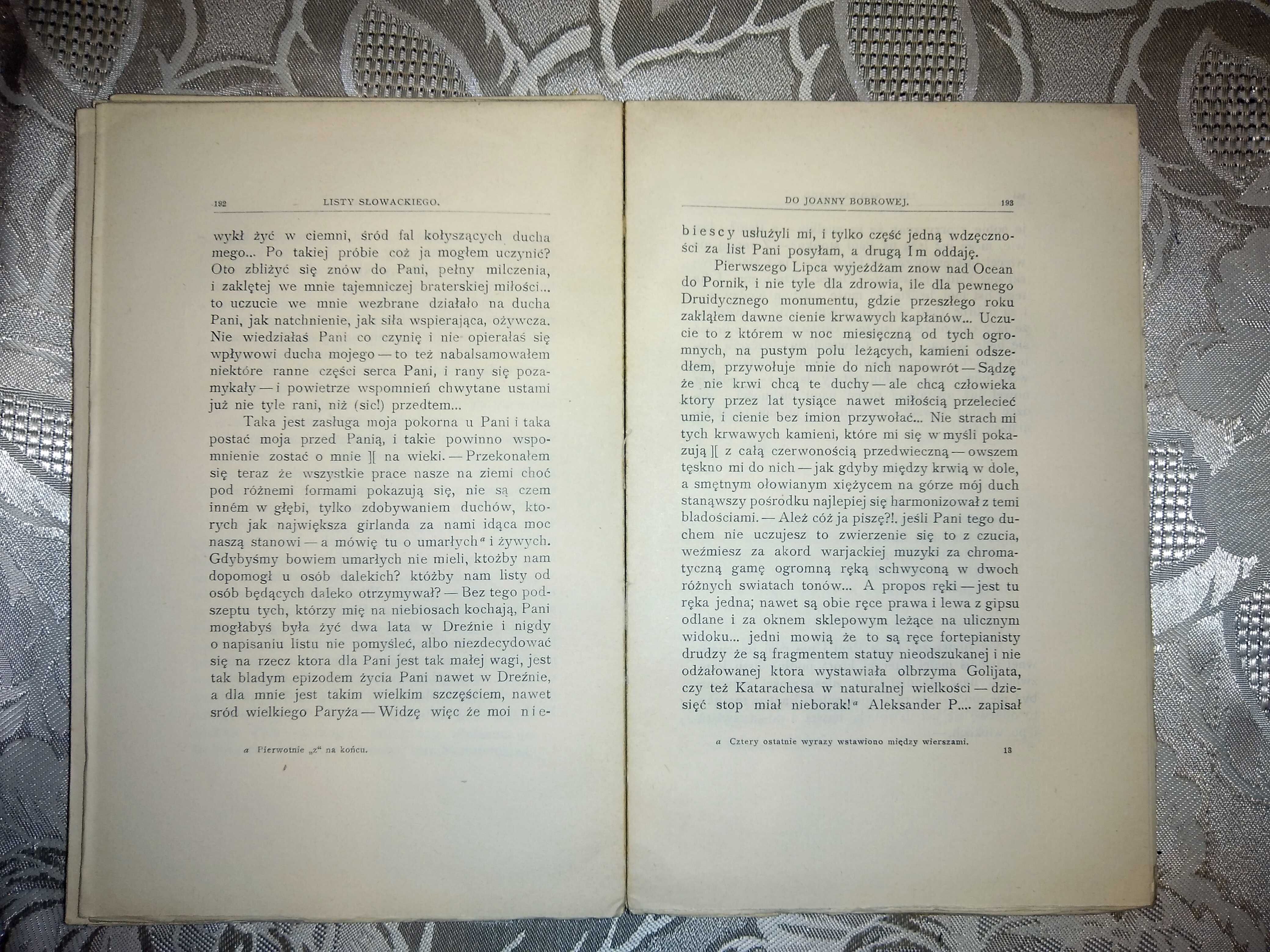 "Listy Juliusza Słowackiego" T. III, 1915 r.
