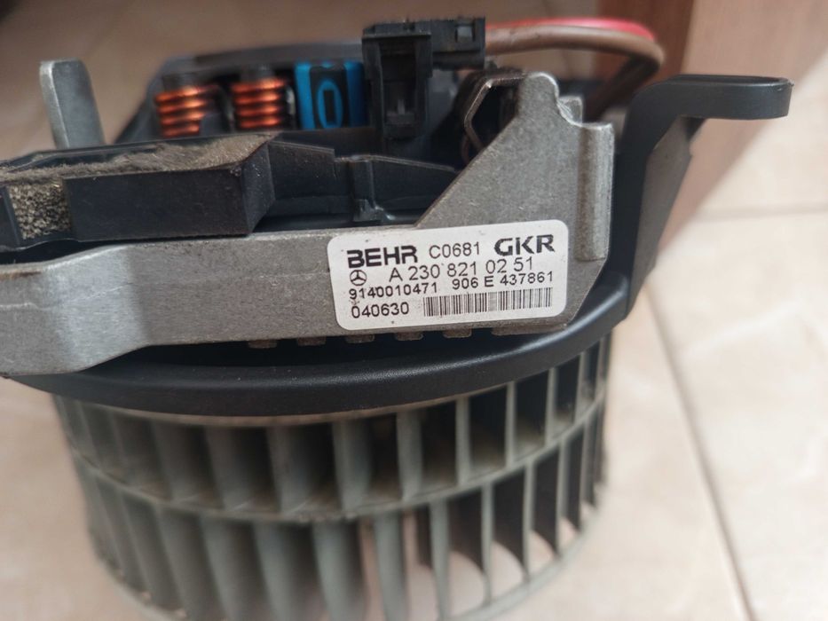 Моторчик,Вентилятор пічки Mercedes-Benz E211